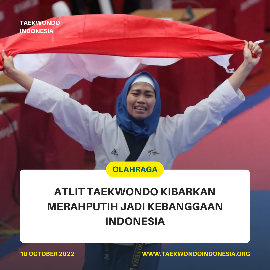 ATLIT TAEKWONDO KIBARKAN MERAH PUTIH JADI KEBANGGAAN INDONESIA  TI KABUPATEN BANYUWANGI